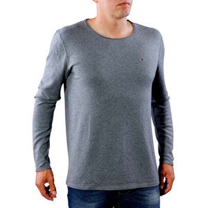 Tommy Hilfiger pánský šedý svetr Basic - L (017)